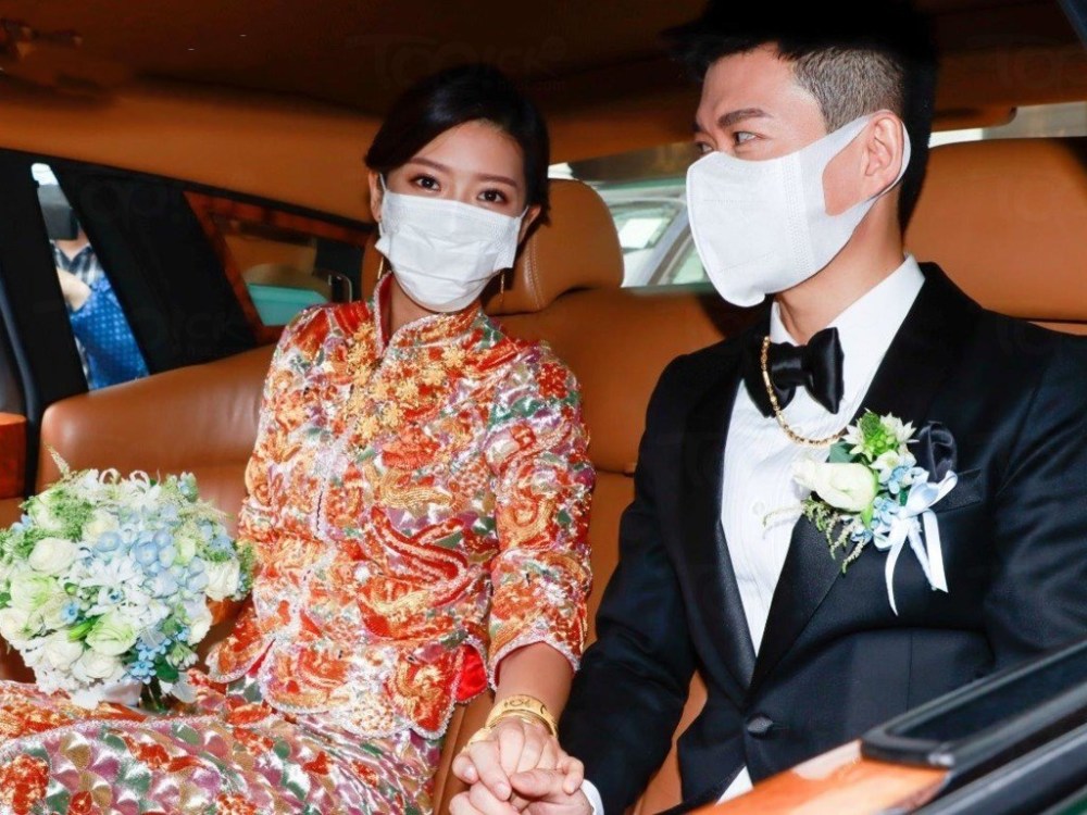 余香凝|恭喜！陈家乐旧爱余香凝今日出嫁，老公大其13岁，绣球遮肚飘孕味