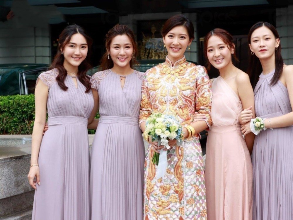 余香凝|恭喜！陈家乐旧爱余香凝今日出嫁，老公大其13岁，绣球遮肚飘孕味