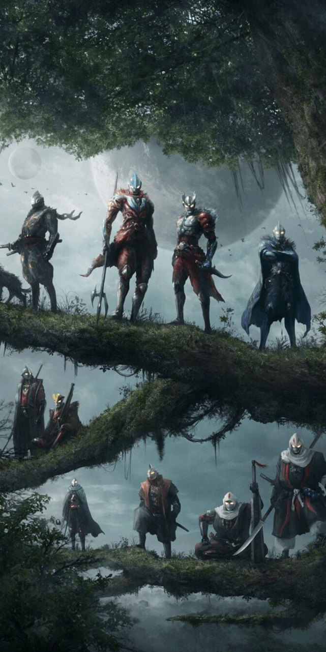 奥特曼壁纸 赛罗和迪迦手机壁纸 光 还会回来的 对吗 迪迦 赛罗