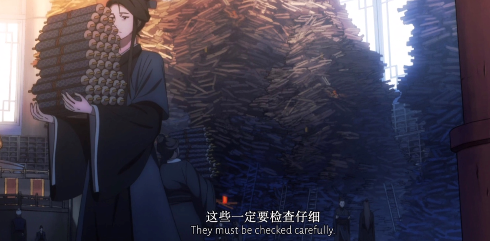 天官也有打工人灵文殿公文山好可怕社畜黑眼圈太真实