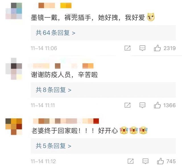 刘亦菲|刘亦菲回国隔离结束，戴墨镜口罩挡脸，网友：口罩也挡不住美貌