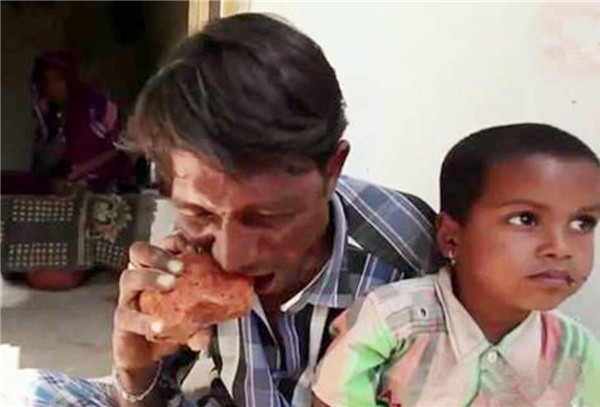 |一男子不吃饭菜只吃“砖头”，连续吃20年，砖头都能盖一栋别墅