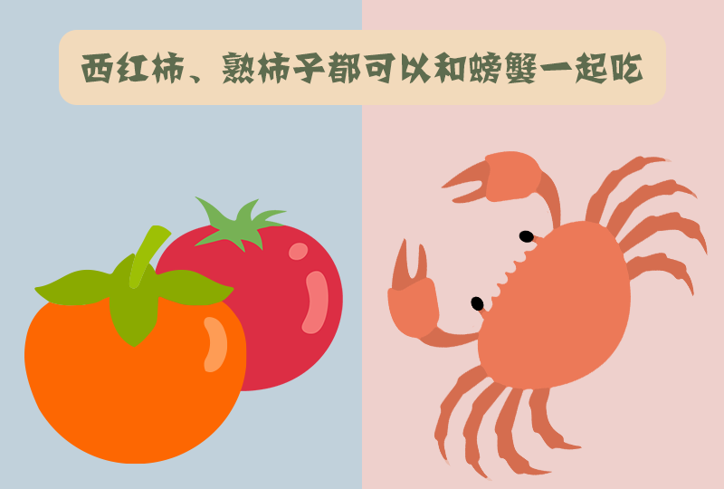 柿子螃蟹 搞笑图片图片