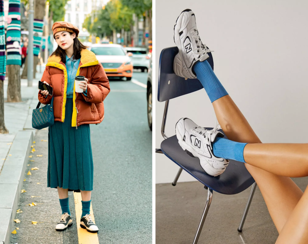 你可能连袜子都穿不好秋冬露脚踝穿搭有讲究这几招一定得学会