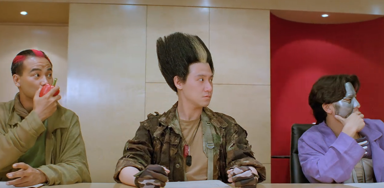 实际上,扫把头最开始的称呼,应该还是来自超级学校霸王这部电影,里面