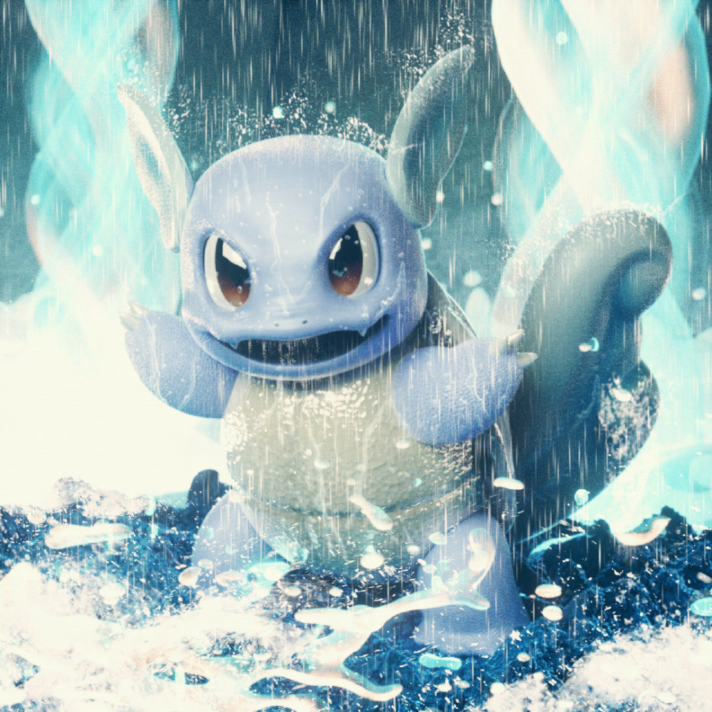 漫画家创作3d宝可梦 梦幻炫酷色彩 童年的活过来了 腾讯新闻