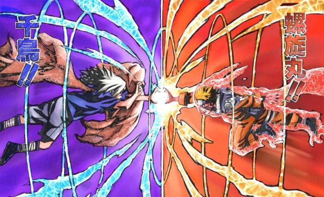 火影:螺旋丸设定要比千鸟厉害,那为什么在实战中却是五五开呢?