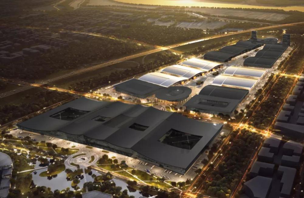 规模第一!济南绿地国博城会展中心亮相