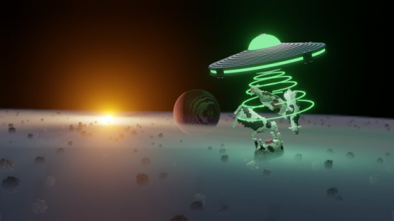 ufo|飞碟光柱的吸力有多强 《我的世界》吸走城市的飞碟你见过吗？