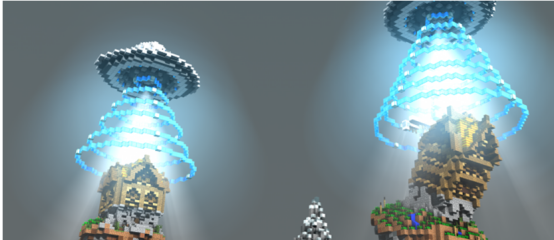 ufo|飞碟光柱的吸力有多强 《我的世界》吸走城市的飞碟你见过吗？