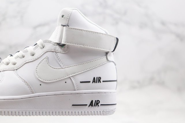 耐克nikeairforce1high空军一号af1白黑解构
