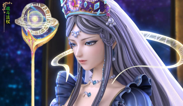 叶罗丽时希的魔法杖有四种形态时间之杖华丽战斗法杖造型酷