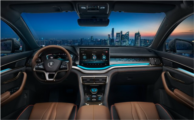 宋plus中控台布局