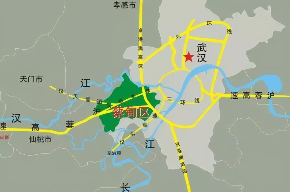 耽误发展好多年蔡甸是一个门口放着黄金都不会捡的区