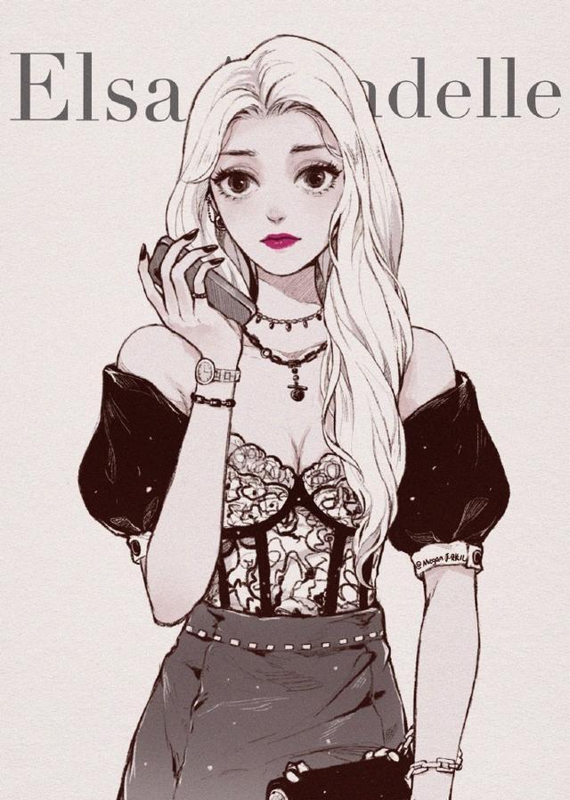 迪士尼公主也走名媛风白雪公主精灵可爱最时尚的居然是她