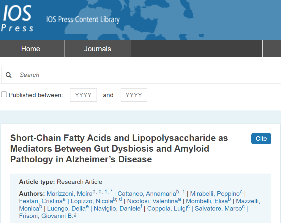 阿尔茨海默症|【新进展】阿尔茨海默症与肠道微生物群联系得到证实！