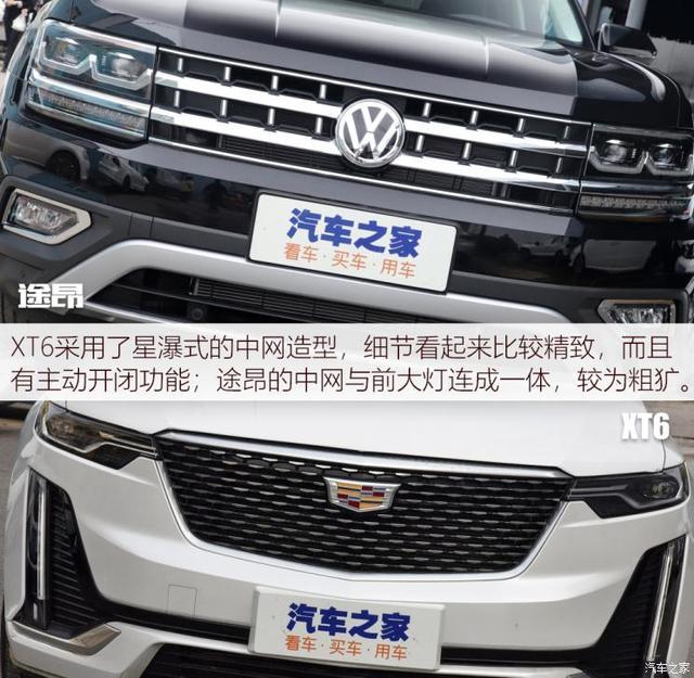 同价位的较量 大众途昂全面对比凯迪拉克XT6