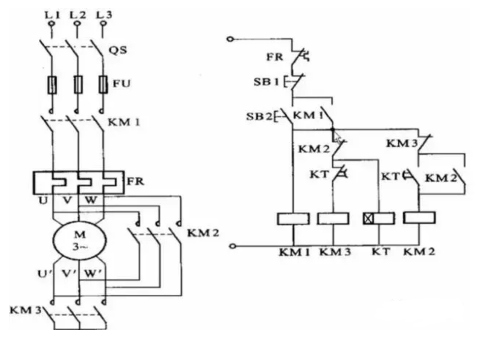 一文讓你徹底弄清電動機星三角降壓啟動電路圖