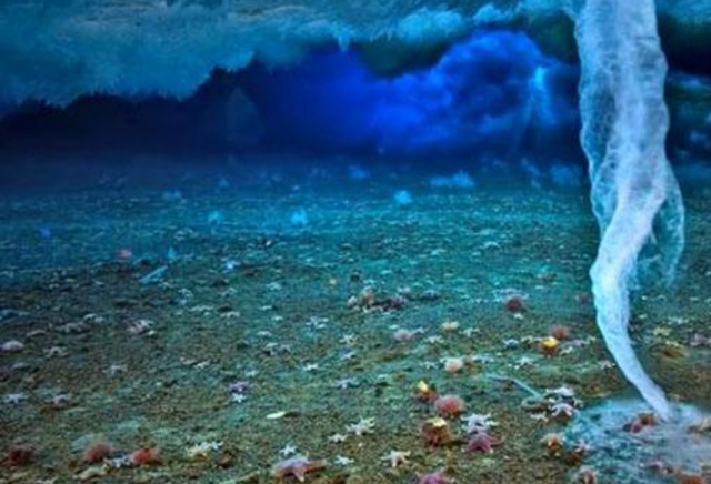死亡冰柱|海洋里的神秘冰柱，从海面直入海底，所到之处无一生还！
