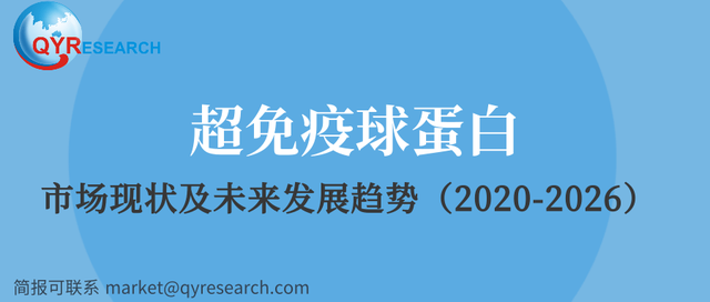 全球与中国超免疫球蛋白市场现状及未来发展趋势 腾讯新闻