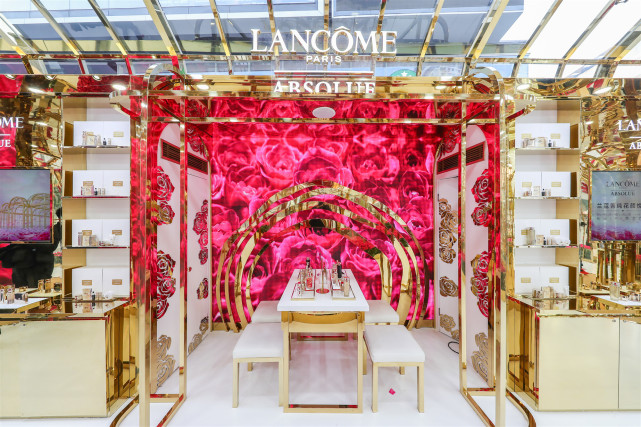 兰蔻菁纯花颜悦坊长沙站华美呈现 大湘网 腾讯网