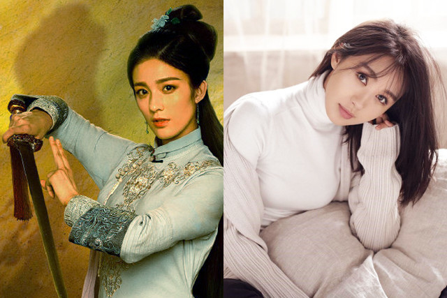 新剧中,钟丽丽的曾柔,面带剑气,少了一份黄晓明版中,曾柔的那份温柔和