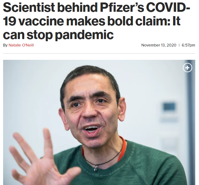 辉瑞|惊！刚刚称新冠疫苗有效性92％ 4名医生接种后确诊！坏消息还在后面…