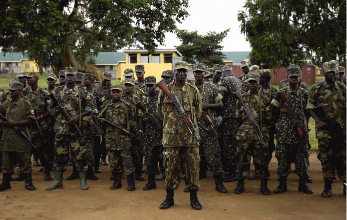 乌干达反政府军战士