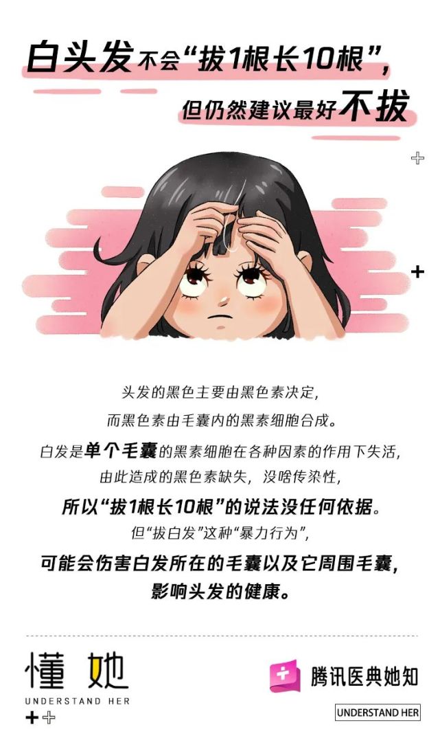 白头发拔1根长10根到底是真是假?终于有答案了