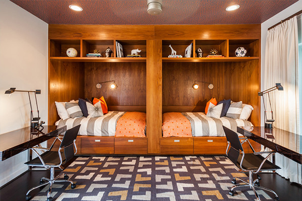 【儿童房装修】超级可爱的双胞胎房间