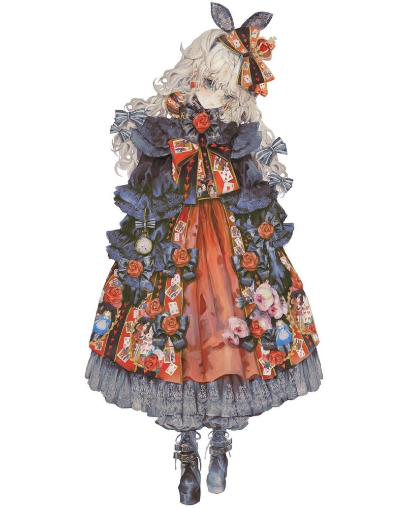 一眼惊艳的洛丽塔手绘女生头像,快拉上你的姐妹换上!