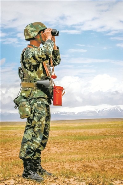 可可西里保护区武警图片