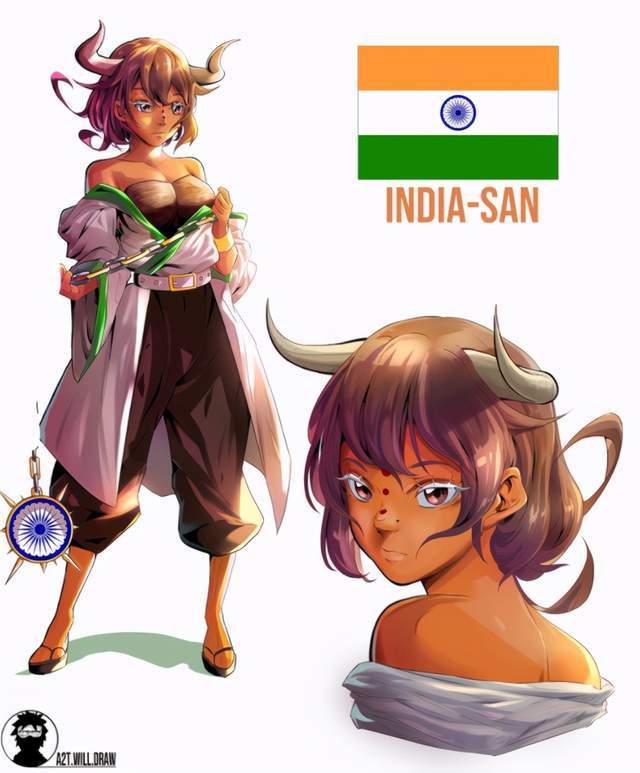 画师把国家拟人成战斗少女英国化身枪兵日本变成阴阳师