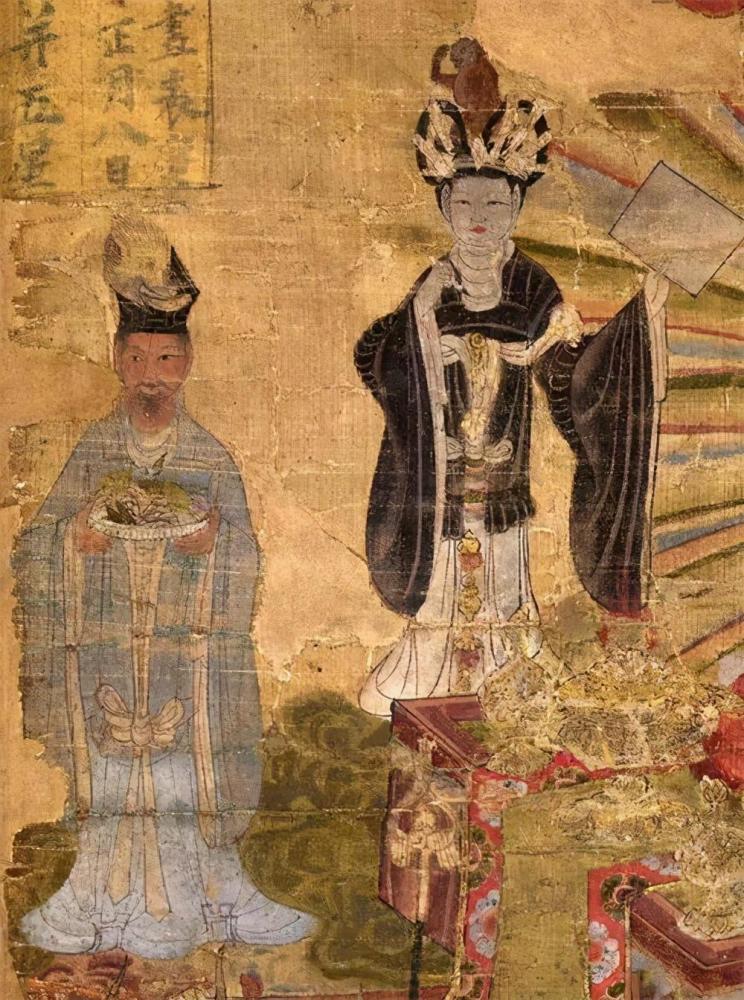 炽盛光佛并五星图|大英博物馆藏敦煌绢画《炽盛光佛并五星图》