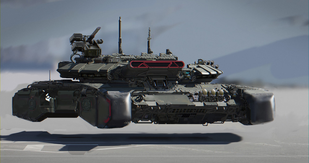 一组非常不错的科幻武器插画作品欣赏!