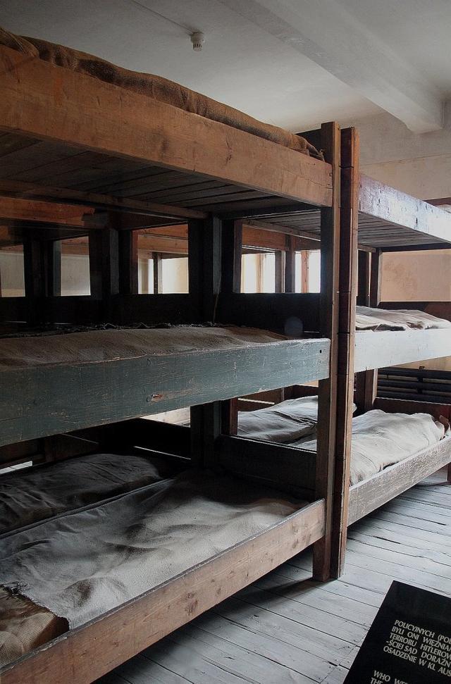 直击纳粹集中营遗址:布满了通电铁丝网,图4陈列着遇害人的照片