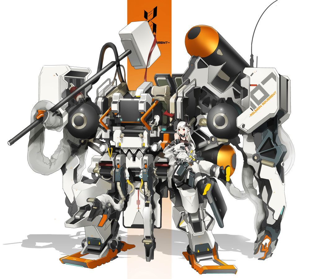 《明日方舟》炫酷机甲风:瑕光天使降临,白金一箭入魂,真帅