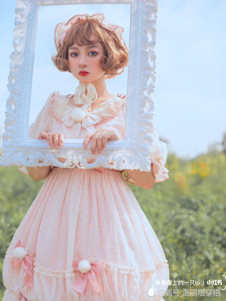 doll感十足的洛丽塔灯笼裙