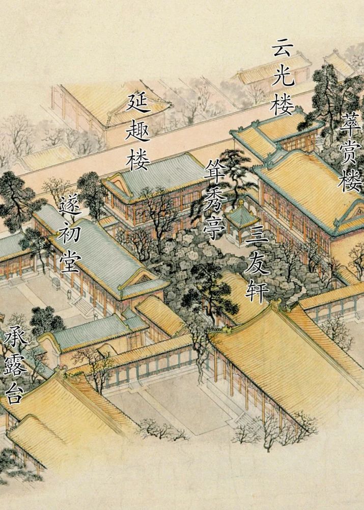 (滑动下图,查看完整版乾隆花园鸟瞰示意图)于是在自己60岁那年,乾隆将