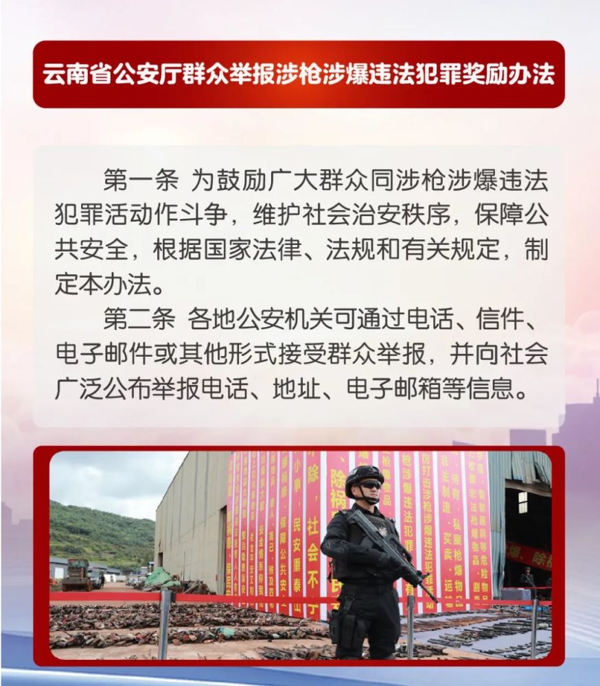 缉枪治爆知多少云小警开课啦