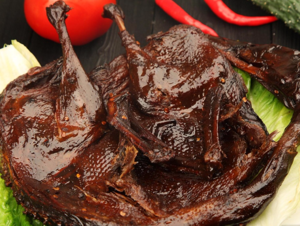 解馋佳品的湖南酱板鸭口水流不停299元一只还包邮