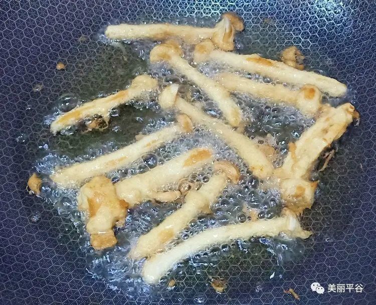 海鲜菇|影像平谷：油炸海鲜菇