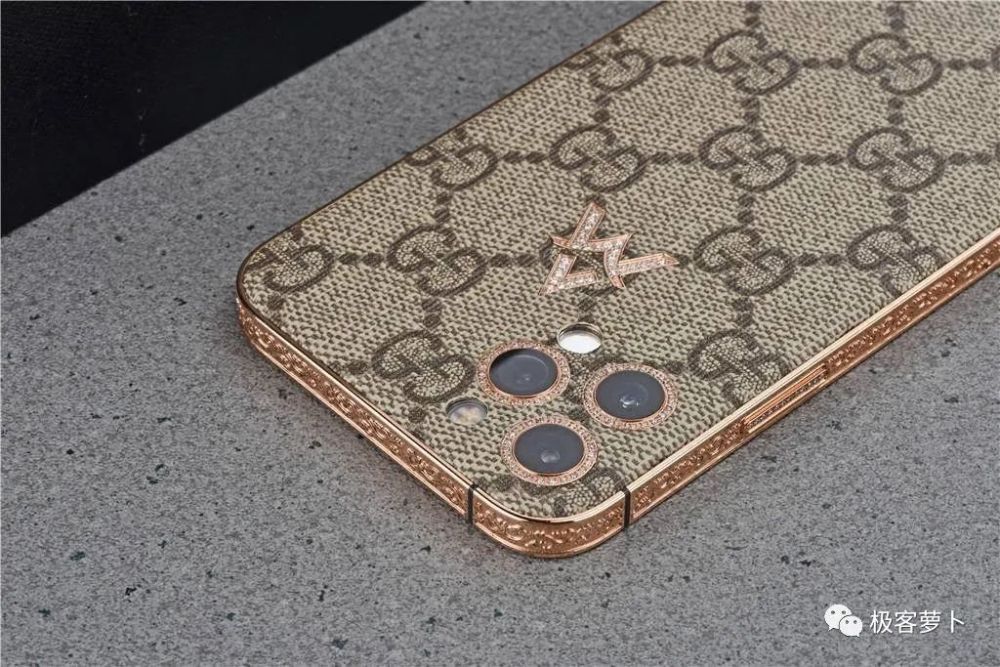 联名GUCCI镶钻镀金，iPhone12 Max贵气逼人_腾讯新闻