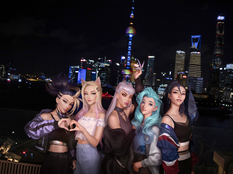 lol:怎么看都好看的kda女团照片,还不快进来认领你的老婆?