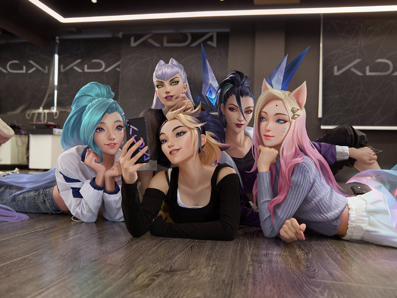 lol:怎么看都好看的kda女团照片,还不快进来认领你的老婆? - kdavilla