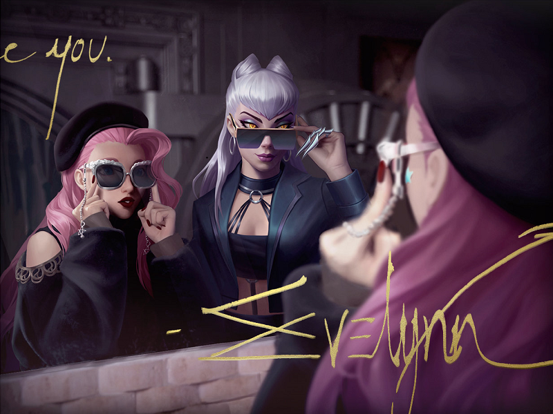 lol:怎么看都好看的kda女团照片,还不快进来认领你的老婆?