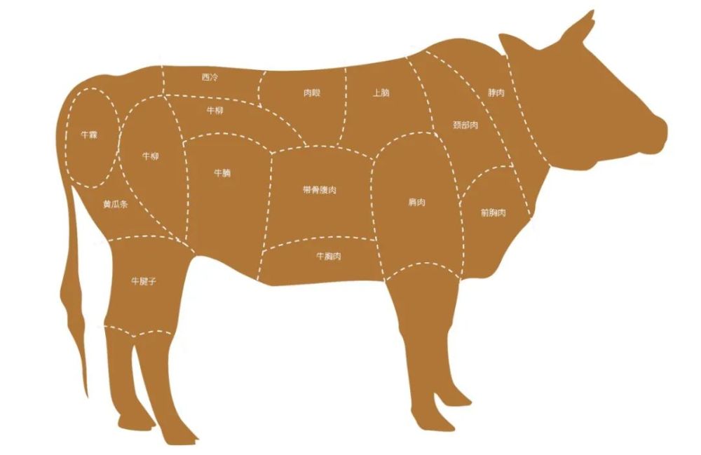 肉质口感因不同部位而有明显的差别,吃货们看过来,贵州黄牛各部位的吃