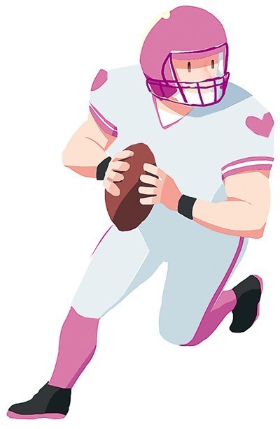 "我是2012年在上海工作的时候第一次接触触式橄榄球,没想到一下子就爱