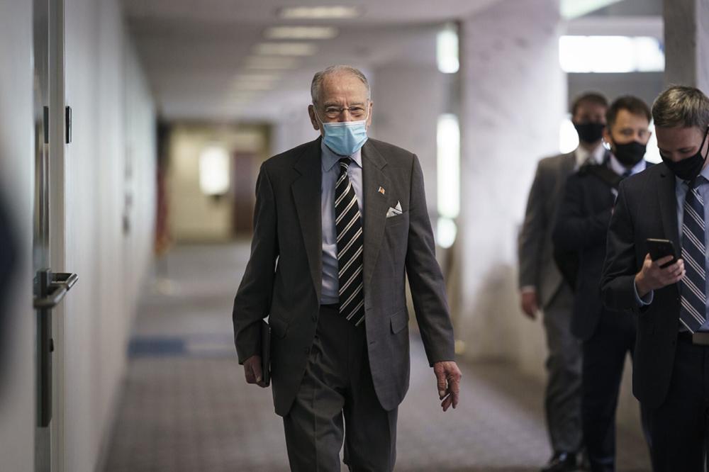 查克·格拉斯利|快讯！美参议院临时议长新冠病毒检测呈阳性