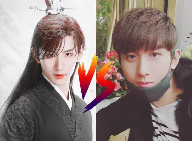 成毅同一姿势古装vs现代装对比网友眼神不一样